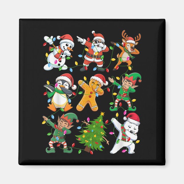 Die Kosten für das Dabbing von Santa Elf Friends B Magnet (Vorne)
