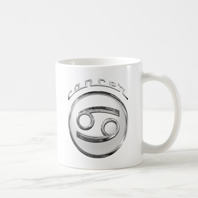Die Krabbe - astrologisches Symbol Kaffeetasse (Rechts)