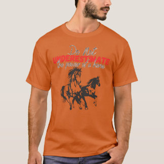 Die Kraft eines Pferdes vintage T-Shirt