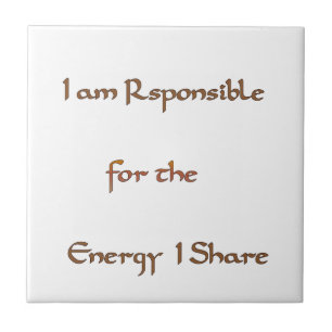 Die Kraft in dir: Energie zählt Fliese