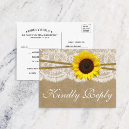 Die Kraft- und Spitzen-Sonnenblumen-UAWG Einladungspostkarte