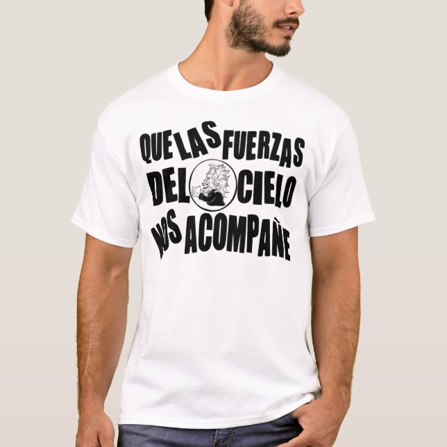 Die Kräfte des Himmels Javier Milei Leon Black und T-Shirt (Vorderseite)