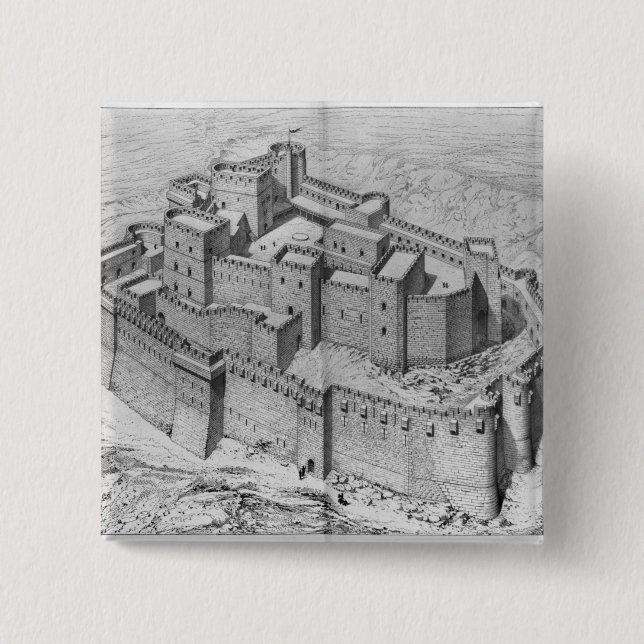 Die Krak DES-Ritter, Rekonstruktion Button (Vorderseite)
