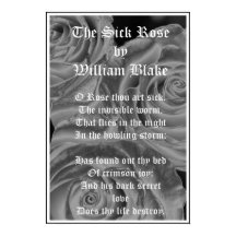 Die kranke Rose, William Blake, gotische Rose
