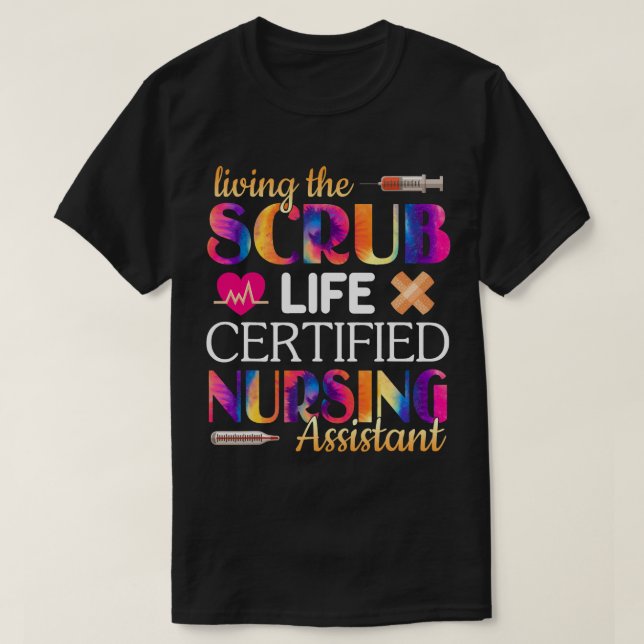 Die Krankenpflege der Scrubs Lebensversicherung ze T-Shirt (Design vorne)