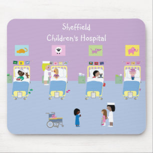 Die Krankenstation der Kinder kundengerecht Mousepad