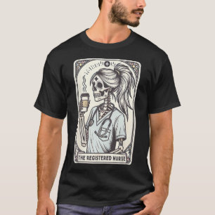 Die Krankenversicherungskarte Skelett Rn Nursin Ta T-Shirt