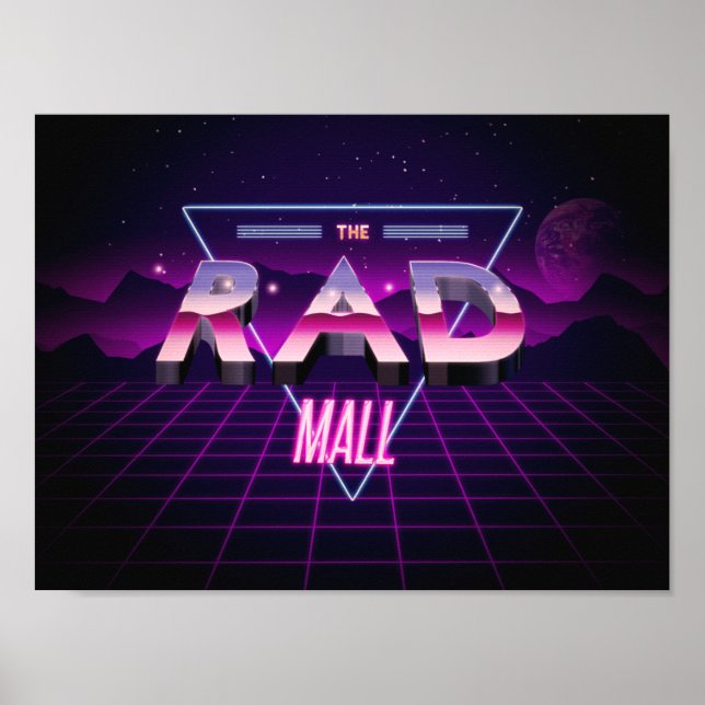 Die Krasse Mall "Wave 3" 12in x 9in Poster (Vorne)