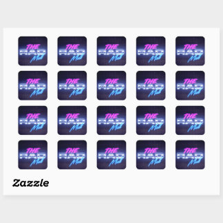 Die Krasse Mall "Wave 7" Square Stickers