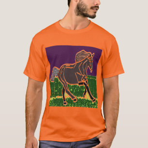 Die Krawatten-T - Shirt PFERDEtiere der Männer