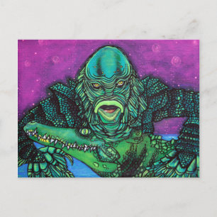 Die Kreatur lebt Postkarte