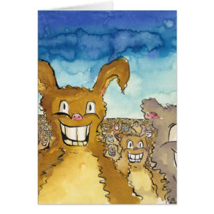 Die Kreaturen Kommen Karikatur