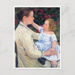 Die Kresse des Kindes, Mary Cassatt Postkarte