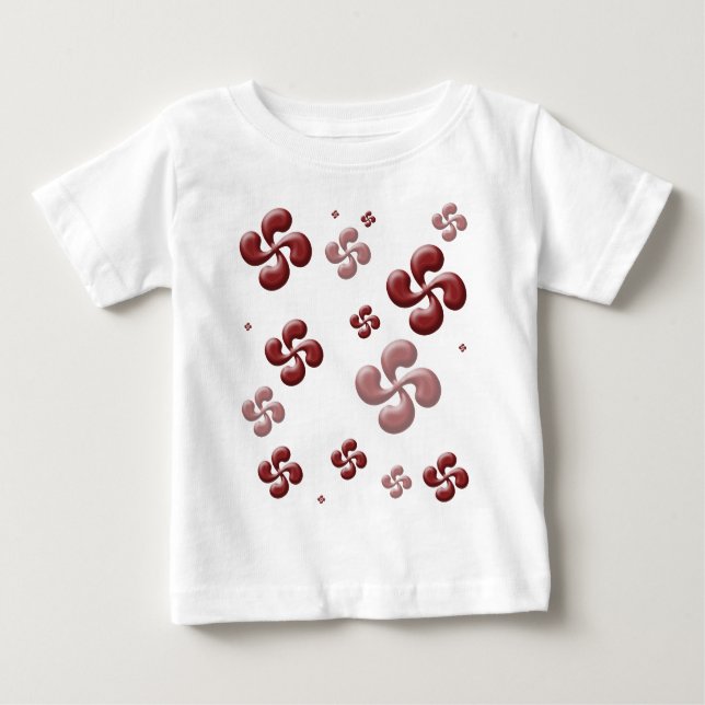 Die Kreuze baskisch 3d! Baby T-shirt (Vorderseite)