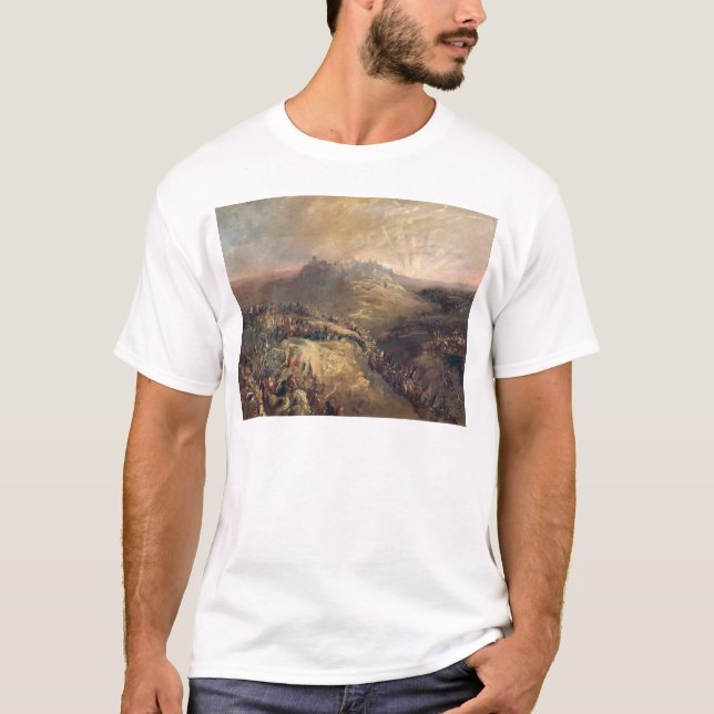 Die Kreuzfahrer vor Jerusalem T-Shirt (Vorderseite)