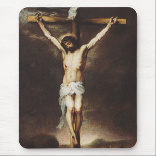 Die Kreuzigung durch Bartolome Esteban Murillo Mousepad
