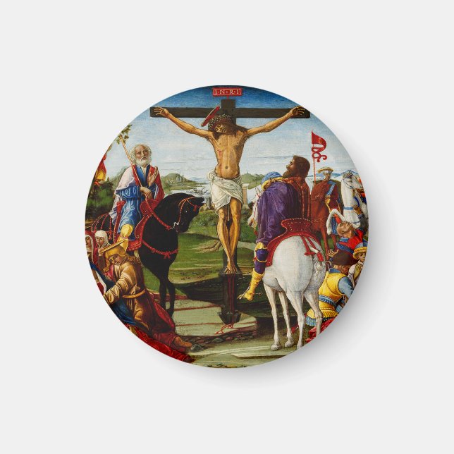 Die Kreuzigung durch Benvenuto di Giovanni Magnet (Vorne)