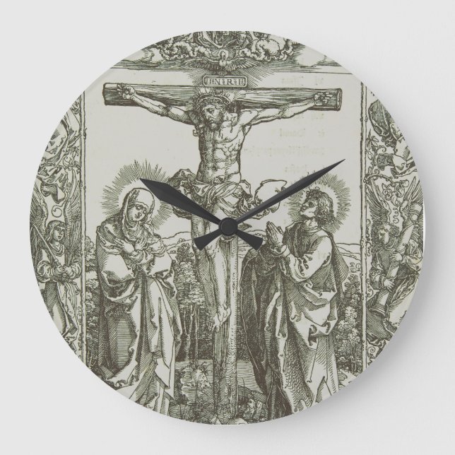 Die Kreuzigung Jesu Christi Große Wanduhr (Vorderseite)