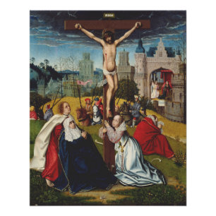 Die Kreuzigung Jesu durch Jan Provost Poster