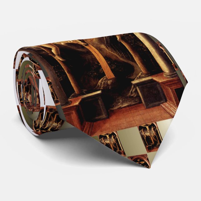 Die Kreuzigung Jesu durch Vincenzo Foppa - 1456 Krawatte (Gerollt)