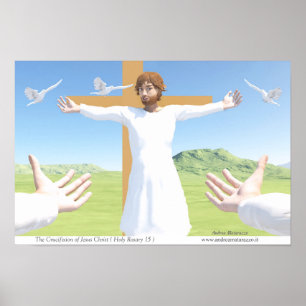 Die Kreuzigung Jesu Poster