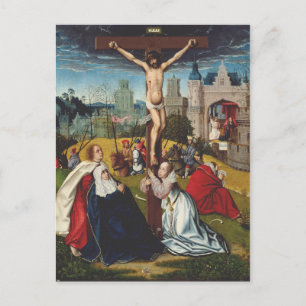 Die Kreuzigung Jesu von Jan Provost Postkarte
