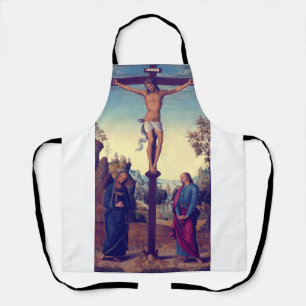 Die Kreuzigung mit der Jungfrau von Pietro Perugin Schürze