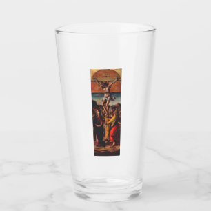 Die Kreuzigung nach Carlo Crivelli Sakrale Kunst Glas