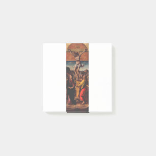 Die Kreuzigung nach Carlo Crivelli Sakrale Kunst Post-it Klebezettel