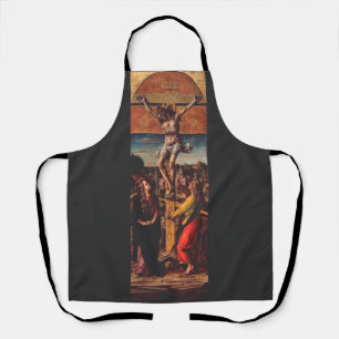 Die Kreuzigung nach Carlo Crivelli Sakrale Kunst Schürze