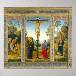 Die Kreuzigung - Pietro Perugino Kunstposter Poster