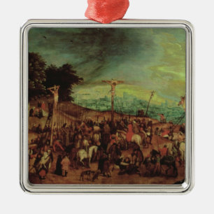 Die Kreuzigung Silbernes Ornament