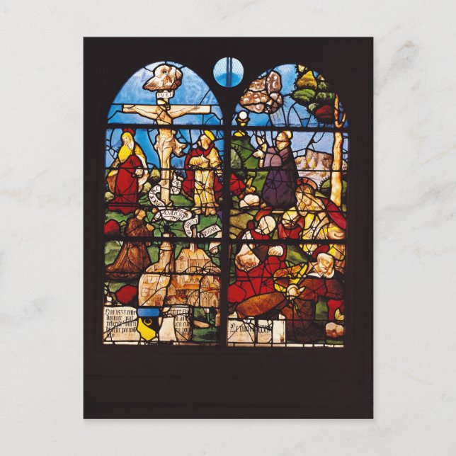 Die Kreuzigung und der Ölberg, 1533 Postkarte (Vorderseite)