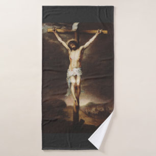 Die Kreuzigung von Bartolome Esteban Murillo Badehandtuch