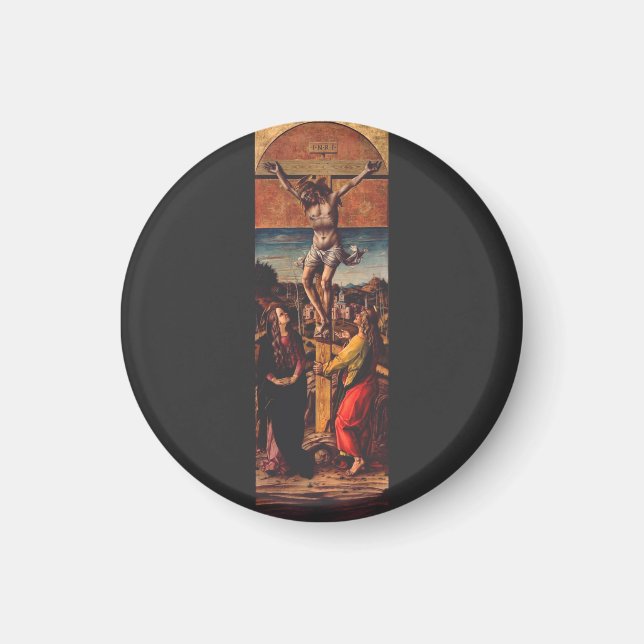 Die Kreuzigung von Carlo Crivelli Magnet (Vorne)