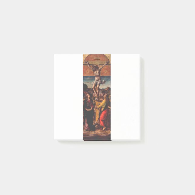 Die Kreuzigung von Carlo Crivelli Post-it Klebezettel (Vorderseite)