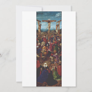 Die Kreuzigung von Van Eyck Dankeskarte