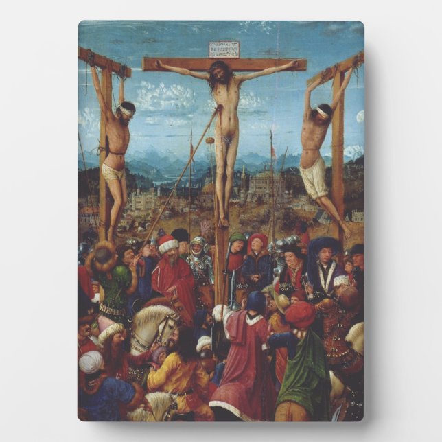 Die Kreuzigung von Van Eyck Fotoplatte (Vorderseite)