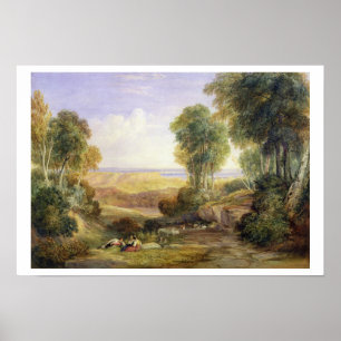 Die Kreuzung des Severn und das Ypsilon mit Chepst Poster