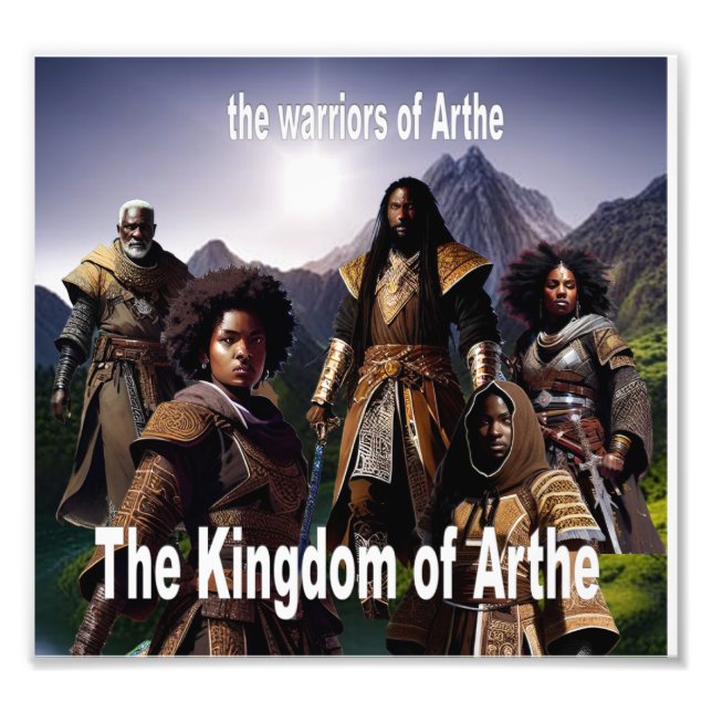 Die Krieger der Arthe Cover Art Fotodruck (Vorne)