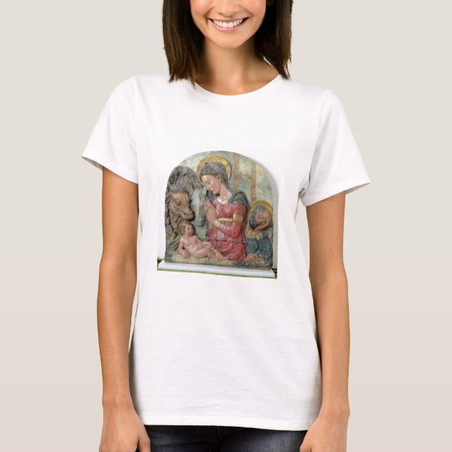 Die Krippe, c.1460 (Terrakotta) T-Shirt (Vorderseite)