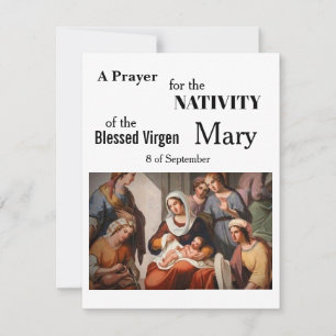 Die Krippe der Mary Card Karte