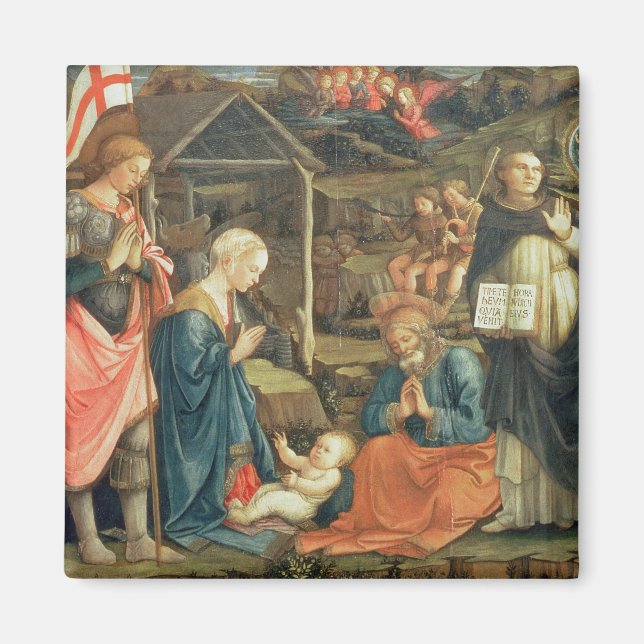 Die Krippe mit SS. Michael and Dominic, 1470 (t Magnet (Vorne)
