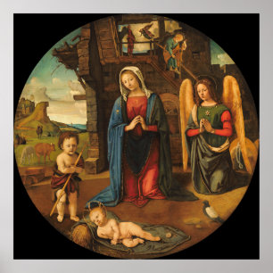 Die Krippe - Piero di Cosimo Kunstposter Poster