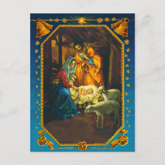 Die Krippenkarte Postkarte