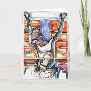 DIE KRITIFIXIERUNG FEIERTAGSKARTE