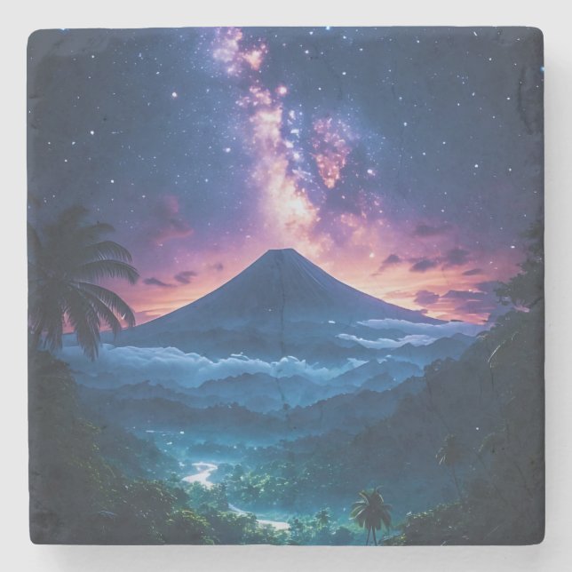 Die Krone des Javanischen Luftraums Steinuntersetzer (Vorderseite)