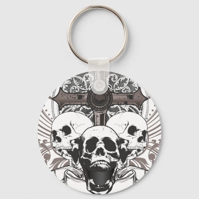 Die Krone und das Kreuz Schlüsselanhänger (Vorderseite)