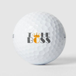 Die Kronen des Boss Golfball