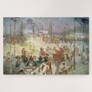 Die Krönung des Zaren Stefan Dušan von Mucha Puzzle